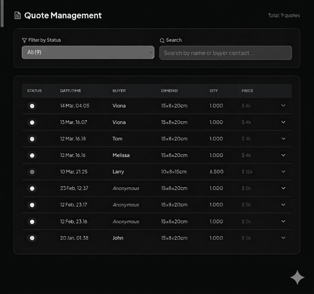 Seller Dashboard